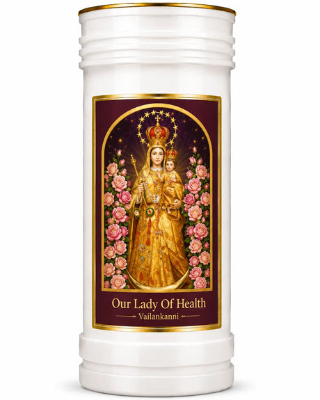 Our Lady of Health Pillar Candle CBC Distributors