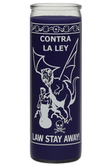 Law Stay Away Candle