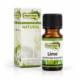 Lime Essential Oil on a white background