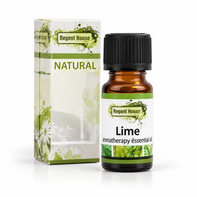 Lime Essential Oil on a white background