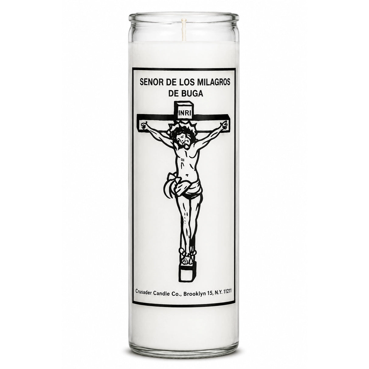 The Lord of Miracles Crusader Candle Powerfulhand.com