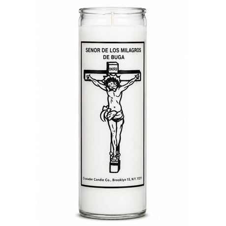 The Lord of Miracles Crusader Candle Powerfulhand.com