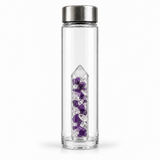 Magic Clarity bottle with Amethyst and Rock Crystal