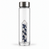 Magic Vision bottle with Dumortierite and Rock Crystal