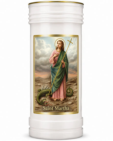 Saint Martha Pillar Candle CBC Distributors