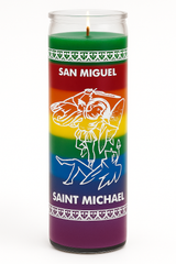 Vela com imagem de São Miguel