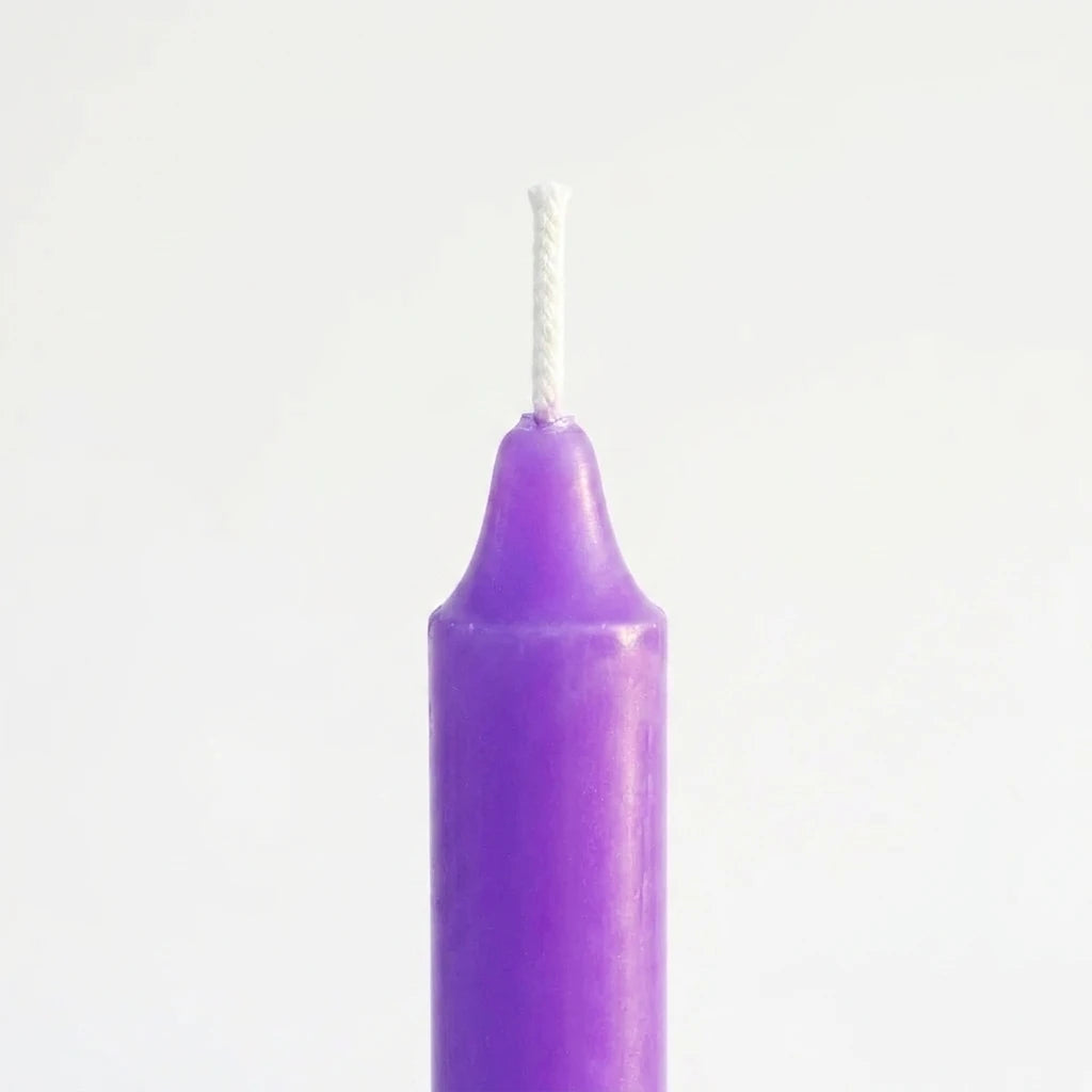 10" Purple Taper Candle — Generated | Generated by Modelize