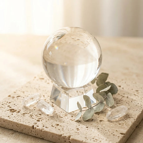 Crystal Ball with Base — Wellness Lifestyle Scene | Generated by Modelize
