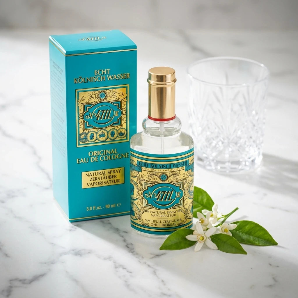 Fragrance bottle and packaging — Heritage Lifestyle | Generated by Modelize