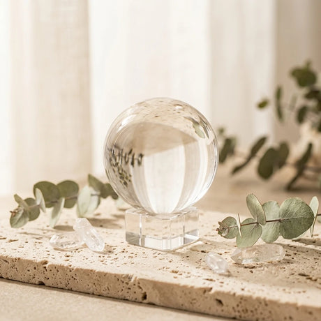 Crystal ball with stand — Wellness Lifestyle Scene | Generated by Modelize