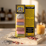 Spiritual bath salts in sachet packaging — Spiritual Wellness Lifestyle | Generated by Modelize