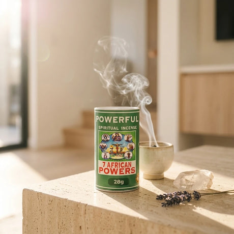 Spiritual incense powder canister — Cleansing Ritual Lifestyle | Generated by Modelize