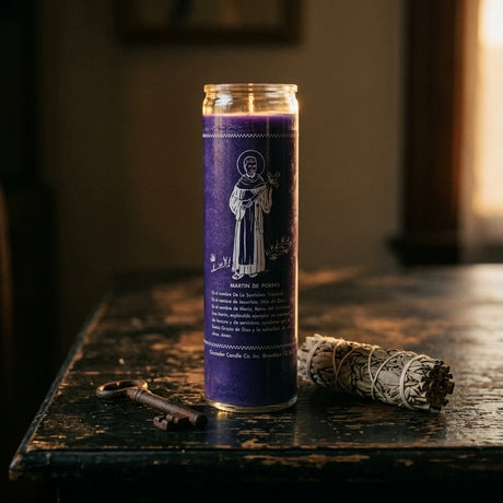 Saint Martin De Porres Crusader Candle — product photo