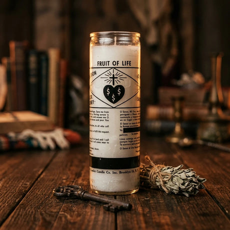 Fruit of Life Crusader Candle — product photo