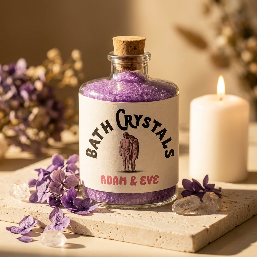 Apothecary bath salts jar — Apothecary Lifestyle Scene | Generated by Modelize