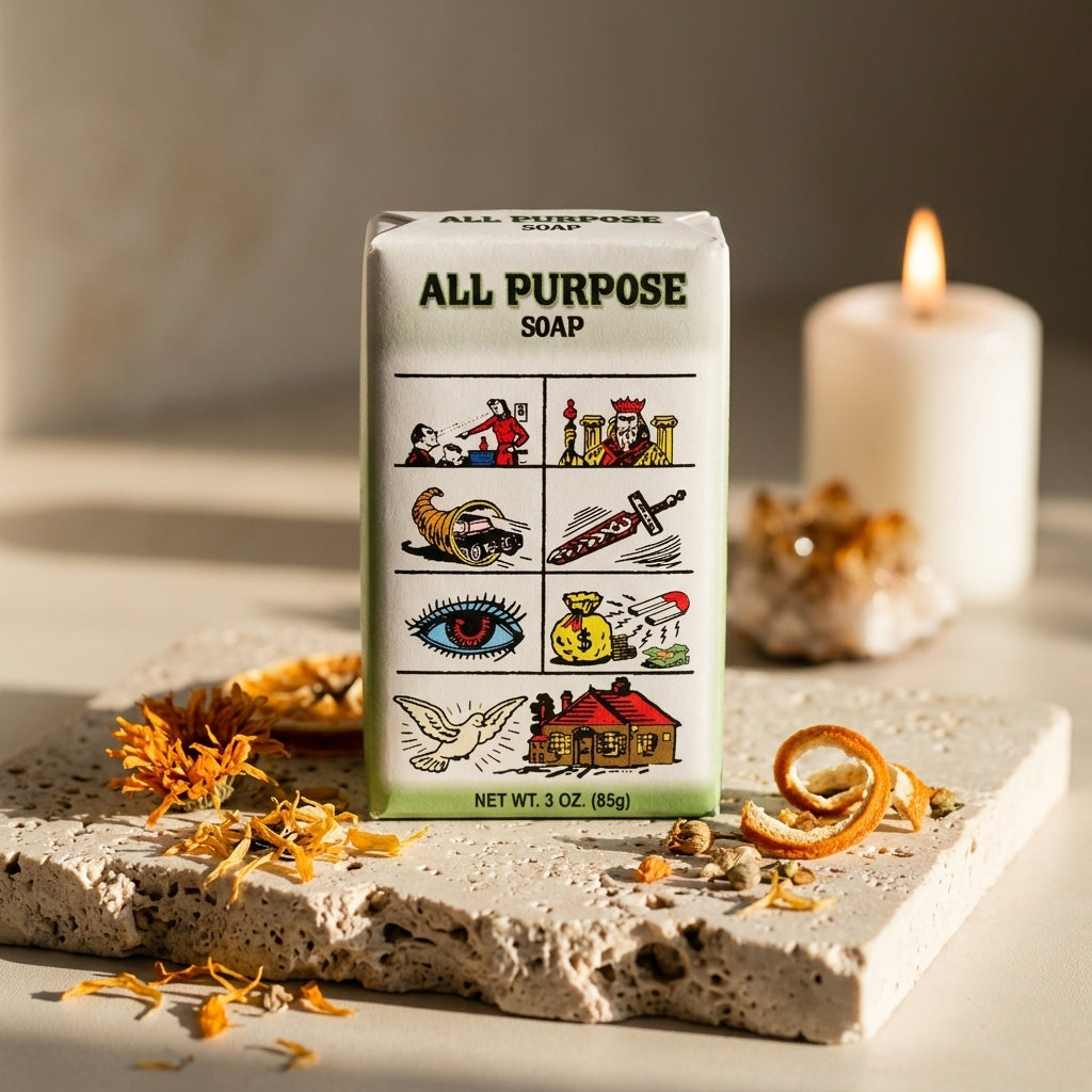Bar soap in paper packaging — Spiritual Apothecary Lifestyle | Generated by Modelize