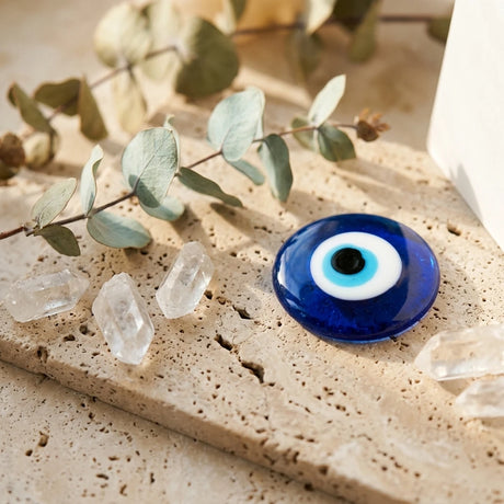 Evil eye glass charm — Spiritual Wellness Lifestyle | Generated by Modelize