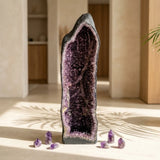 Large Amethyst Geode Cathedral — Luxury Interior Lifestyle | Generated by Modelize