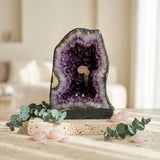 Amethyst Geode Cathedral — Luxury Interior Placement | Generated by Modelize