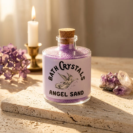 Apothecary bath salt jar — Apothecary Lifestyle Scene | Generated by Modelize