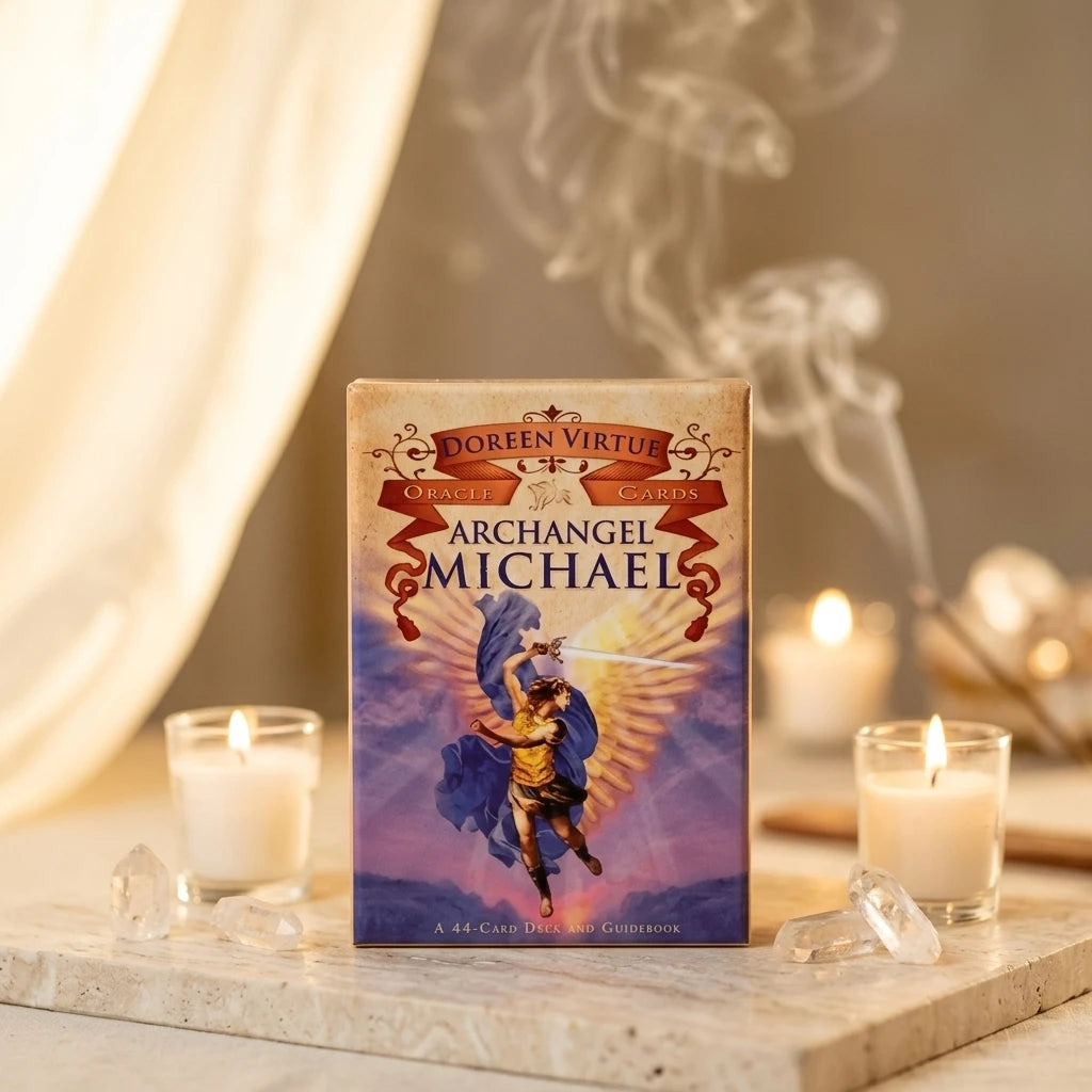 Oracle card deck and guidebook box — Sacred Altar Lifestyle | Generated by Modelize