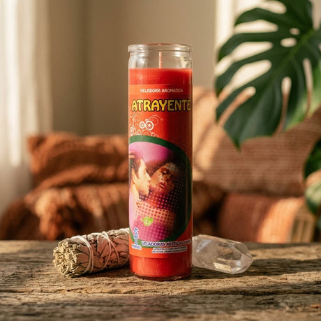 Jar candle / Veladora — Spiritual Altar Lifestyle | Generated by Modelize