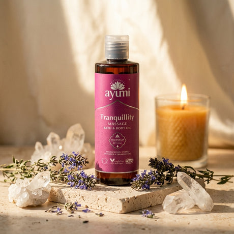 Massage and bath oil — Spiritual Sanctuary Lifestyle | Generated by Modelize