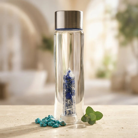 Crystal-infused water bottle — Wellness Lifestyle Scene | Generated by Modelize