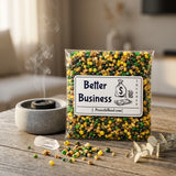 Incense resin grains in pouch — Ritual Lifestyle Scene | Generated by Modelize