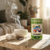 Cylindrical incense powder canister — Cleansing Ritual Lifestyle | Generated by Modelize