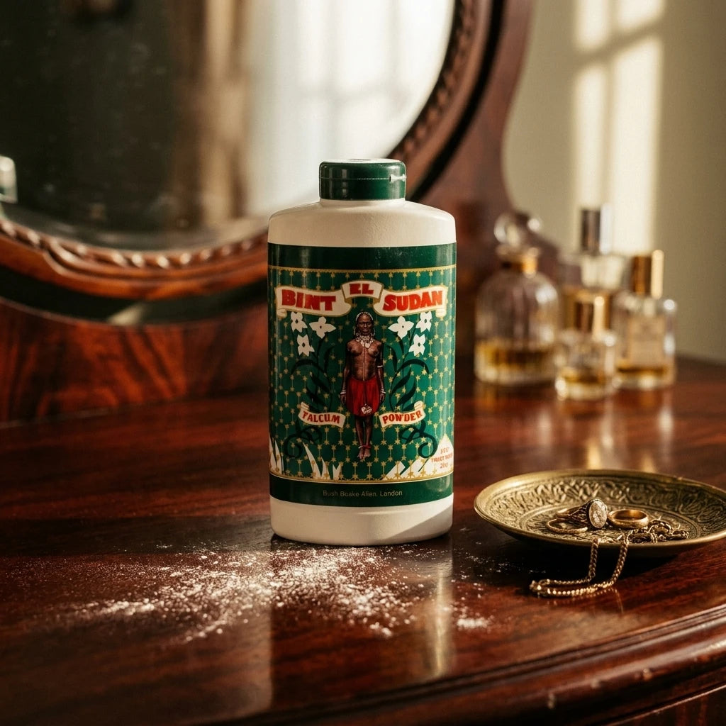 Talcum Powder — Heritage Vanity Lifestyle | Generated by Modelize