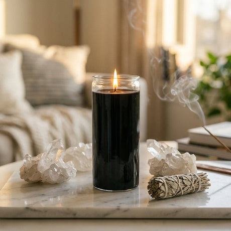 Ritual Jar Candle — Sacred Space Altar | Generated by Modelize