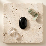 Polished tumbled stone — Spiritual Wellness Flat Lay | Generated by Modelize