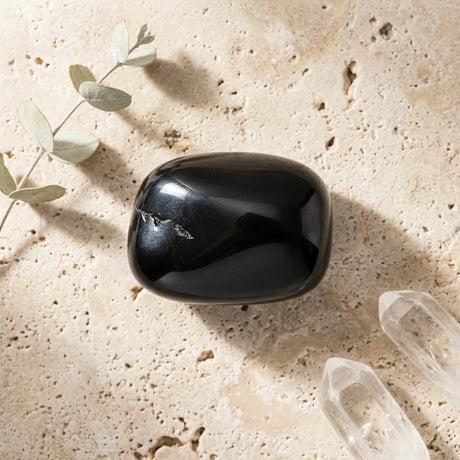 Black Onyx Tumbled Stone — product photo