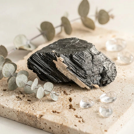 Rough Mineral Specimen — Wellness Lifestyle Scene | Generated by Modelize