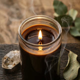 Tall jar candle — Glow and Texture Detail | Generated by Modelize