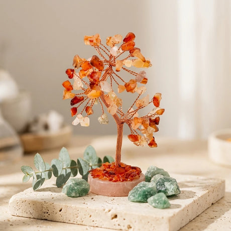 Crystal gemstone tree decor — Zen Sanctuary Lifestyle | Generated by Modelize