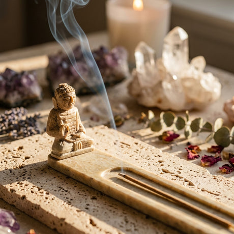 Incense burner/Ash catcher — Apothecary Lifestyle Scene | Generated by Modelize