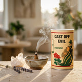 Cylindrical incense powder canister — Cleansing Ritual Lifestyle | Generated by Modelize