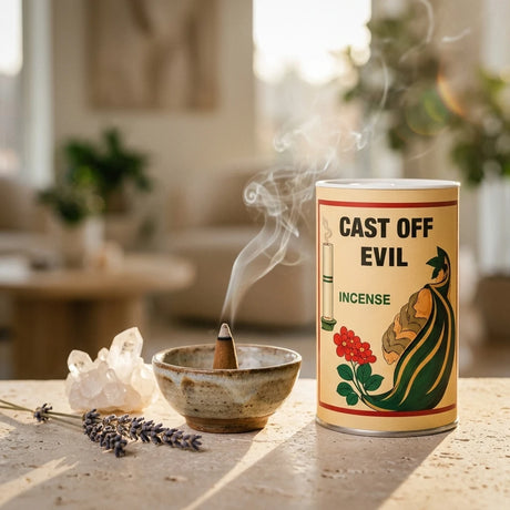 Cylindrical incense powder canister — Cleansing Ritual Lifestyle | Generated by Modelize