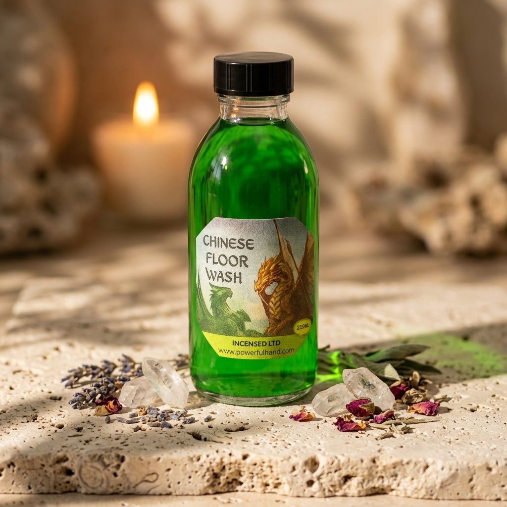 Apothecary bottle (floor wash) — Spiritual Apothecary Lifestyle | Generated by Modelize