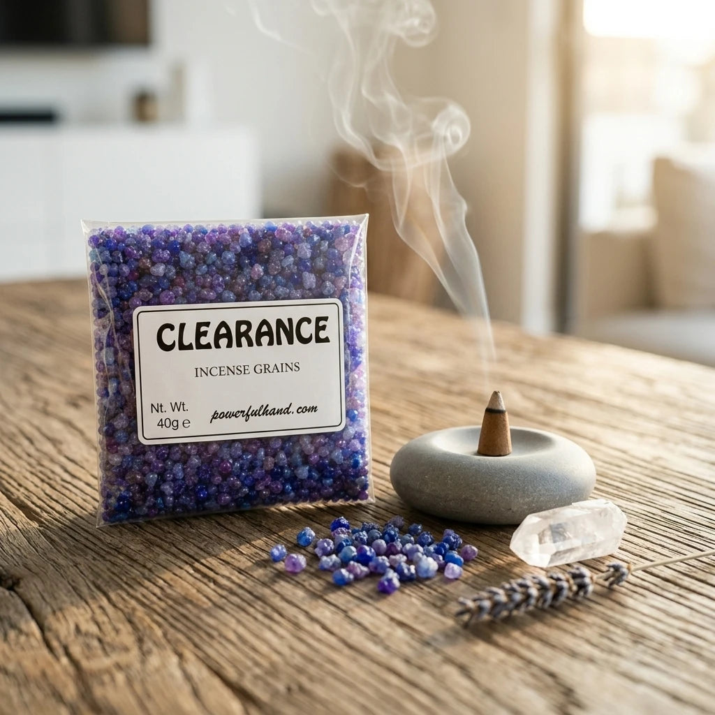 Incense Resin Grains — Ritual Lifestyle Scene | Generated by Modelize