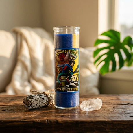 7-day glass jar candle — Spiritual Altar Lifestyle | Generated by Modelize