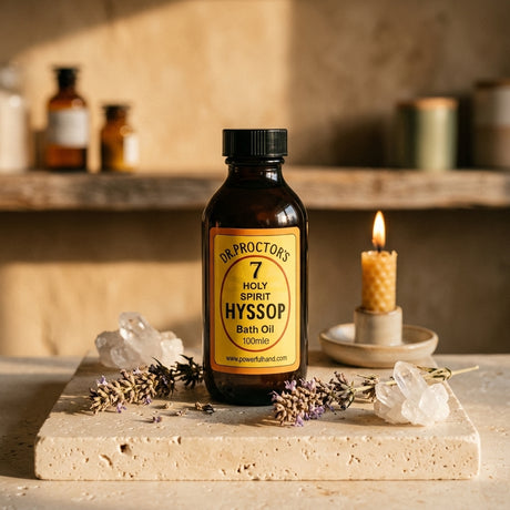 Apothecary bath oil — Spiritual Sanctuary Lifestyle | Generated by Modelize