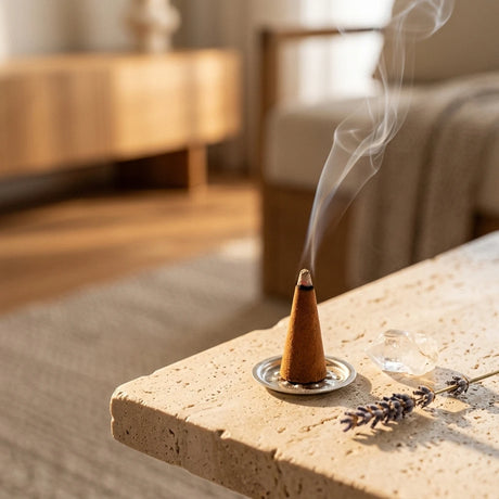 Incense cones with packaging — Ritual Lifestyle | Generated by Modelize