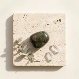Tumbled stone — Spiritual Wellness Flat Lay | Generated by Modelize