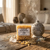 Incense resin grains — Ritual Lifestyle Scene | Generated by Modelize