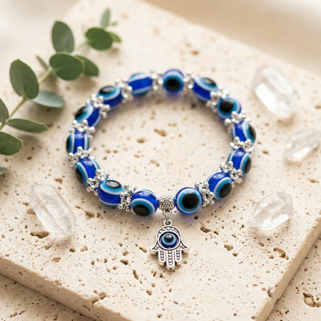 Beaded charm bracelet — Spiritual Wellness Lifestyle | Generated by Modelize