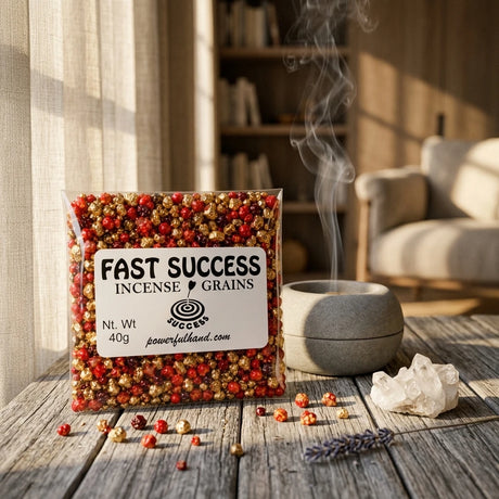 Incense resin grains — Ritual Lifestyle Scene | Generated by Modelize