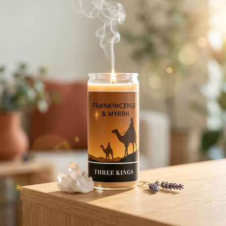 Tall jar candle — ritual_lifestyle | Generated by Modelize